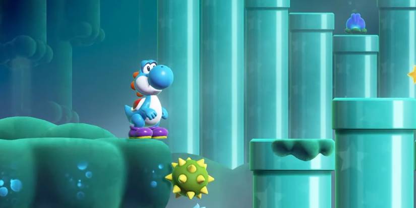 yoshi from super Mario bros wonder