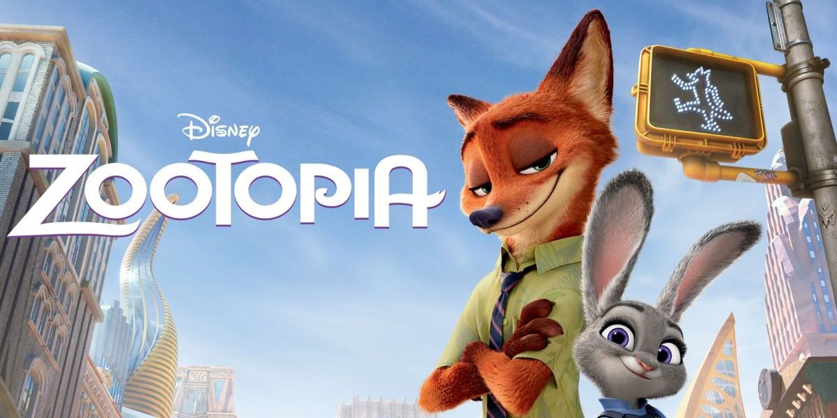 An image of Judy Hopps and Nicke Wilde in Zootopia