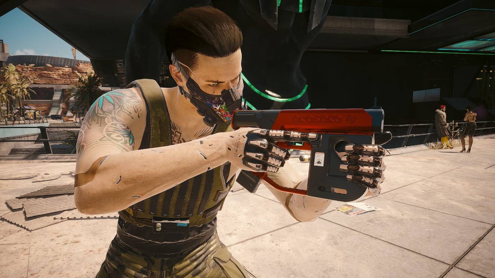 The Raiju SMG in Cyberpunk 2077 Phantom Liberty