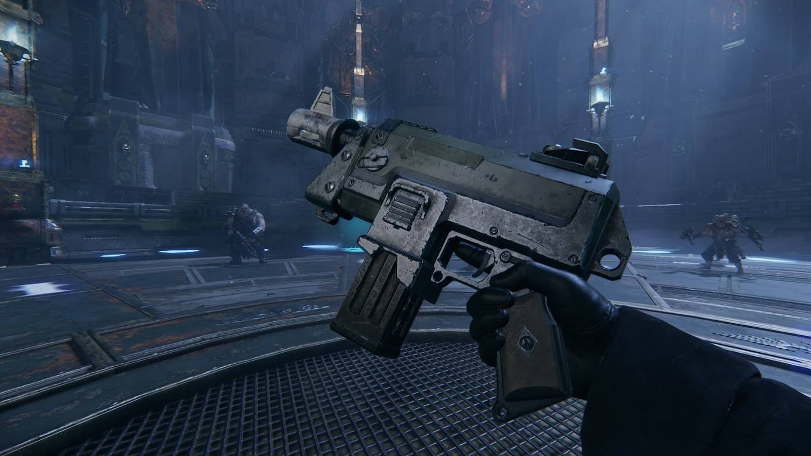 A Shredder Autopistol in Warhammer 40,000 Darktide