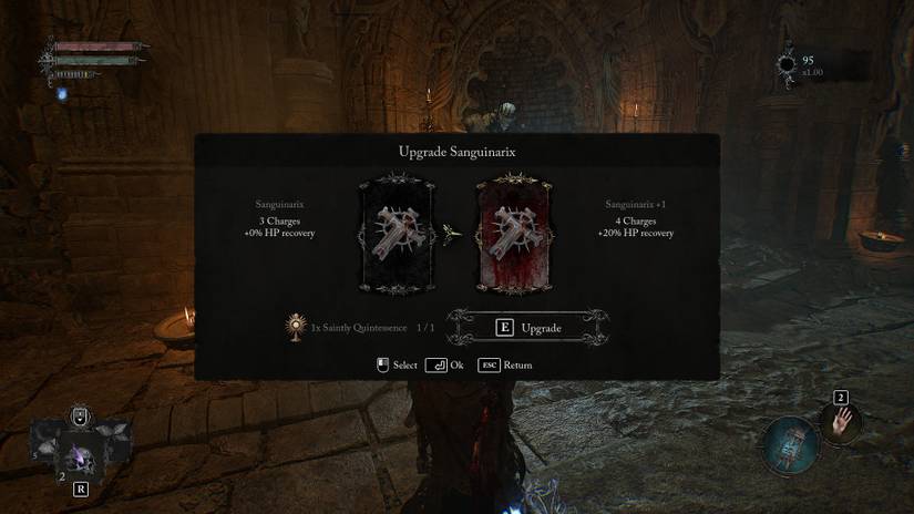 Upgrading the Sanguinatrix in Lords of the Fallen