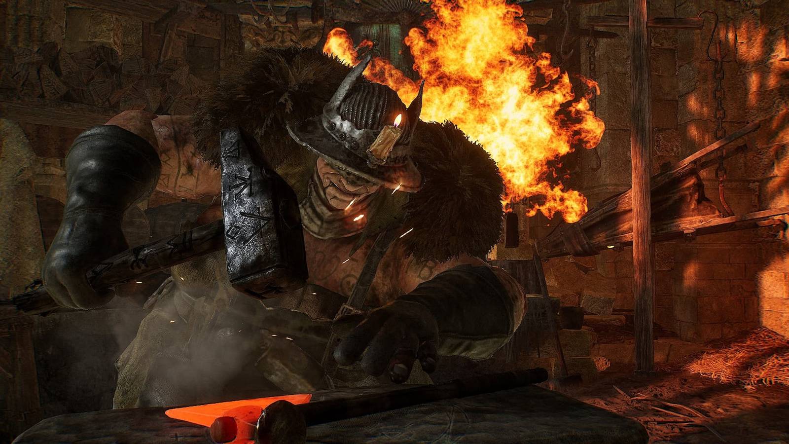 Gerlinde, the blacksmith in Lords of the Fallen