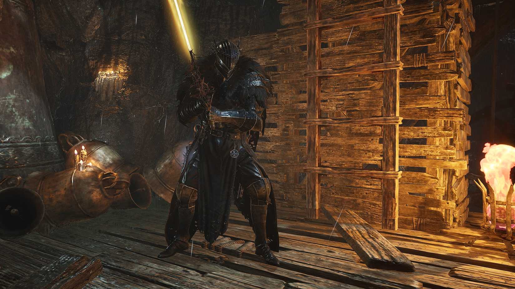 A full look at the Vanguard armor set in Lords of the Fallen