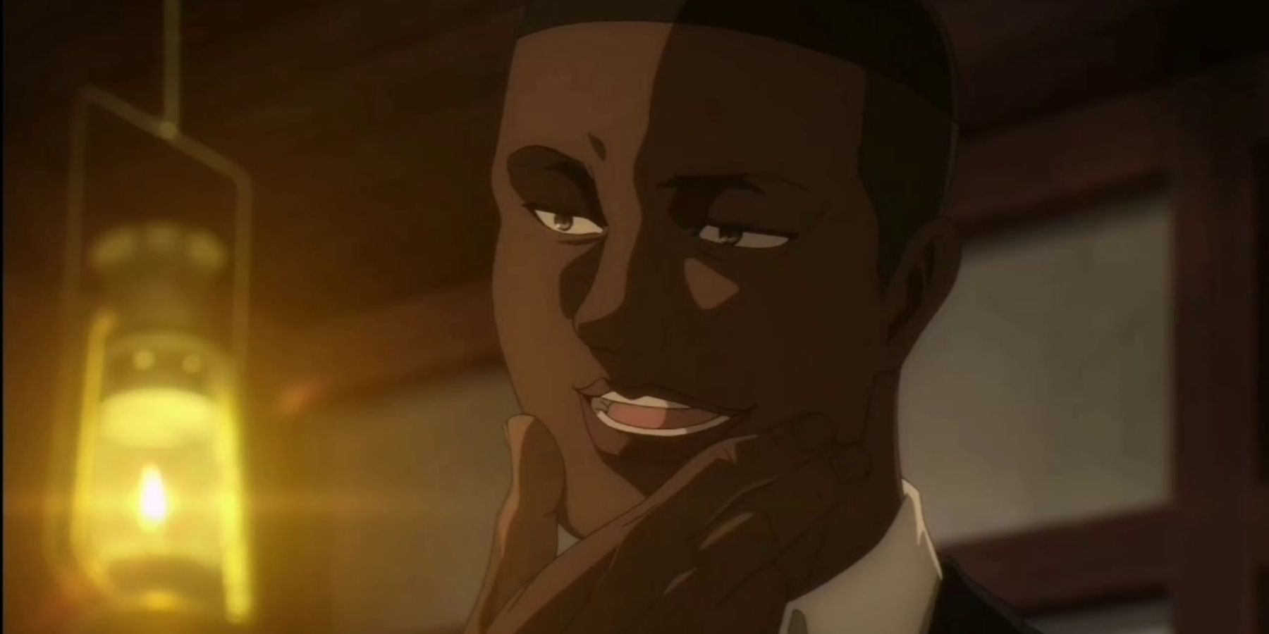 Onyankopon (Attack on Titan) black anime male character