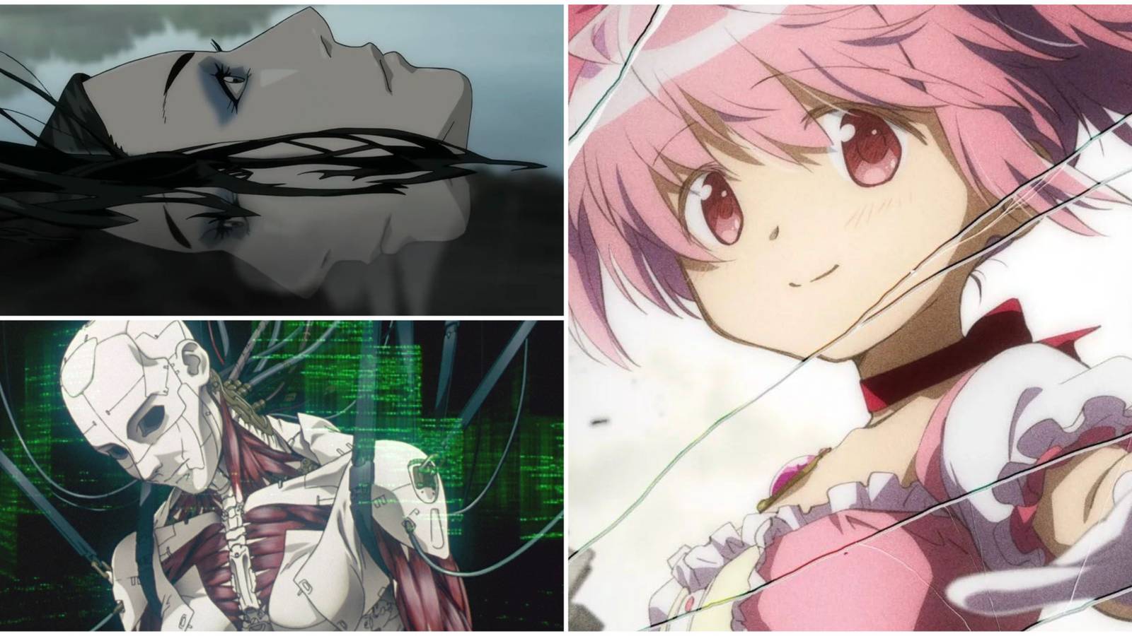 Best Existential Anime- Ergo Proxy Ghost in the Shell Puella Magi Madoka Magica