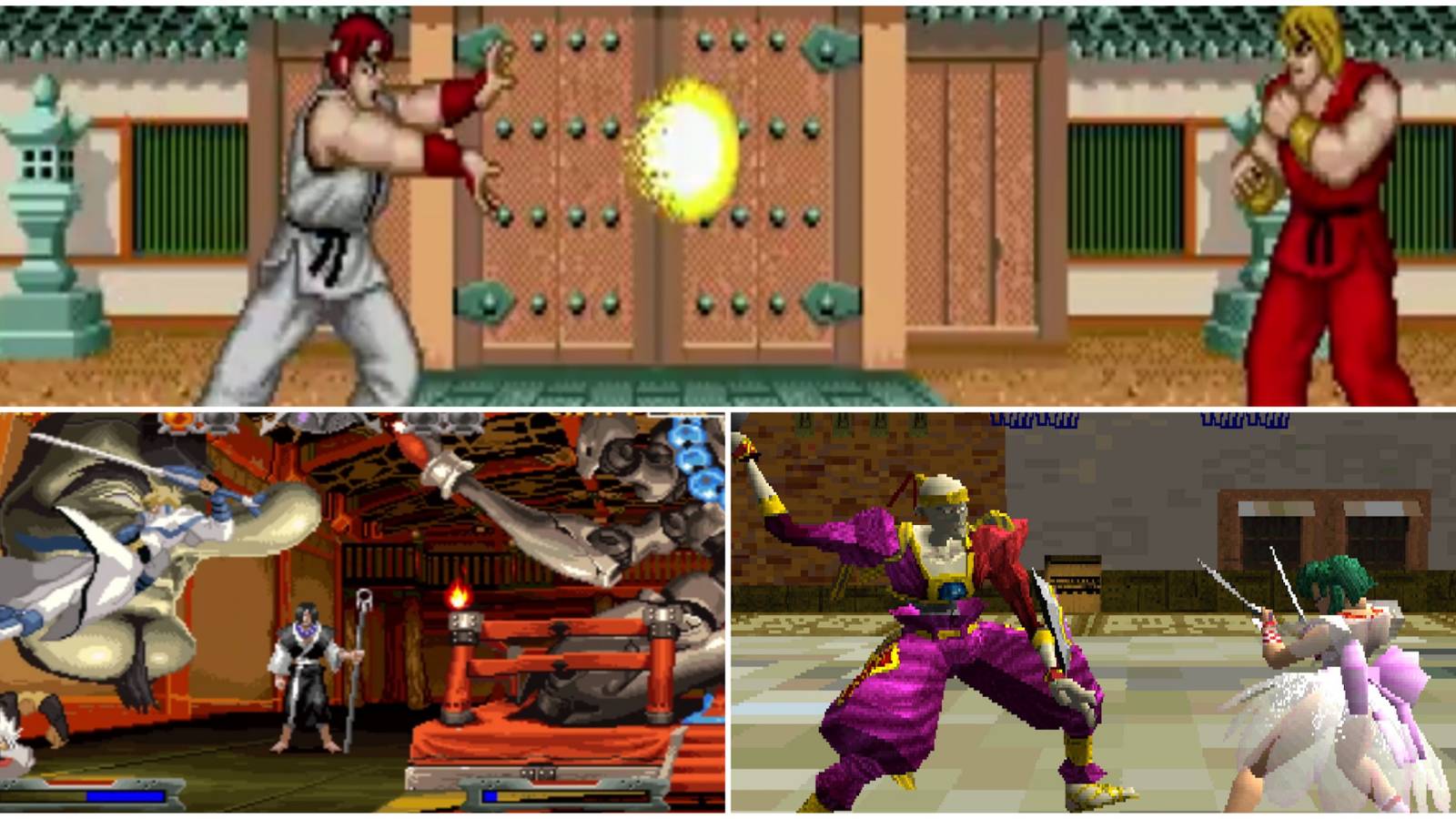 Polarizing Fighters- Street Fighter 1 Guilty Gear Battle Arena Toshinden