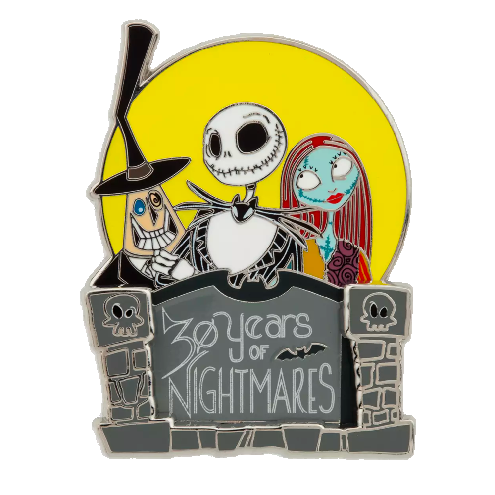 A Nightmare Before Christmas 30th Anniversary pin