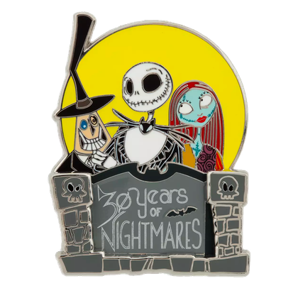 A Nightmare Before Christmas 30th Anniversary pin