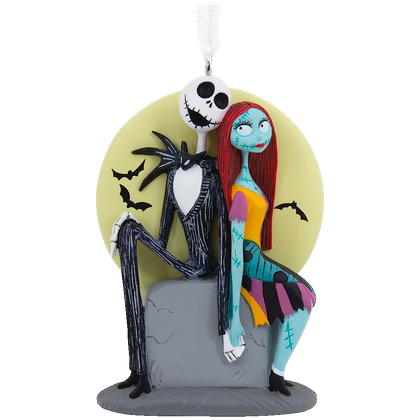 A Nightmare Before Christmas Gifts 2023 Jack and Sally Hallmark Christmas Ornament