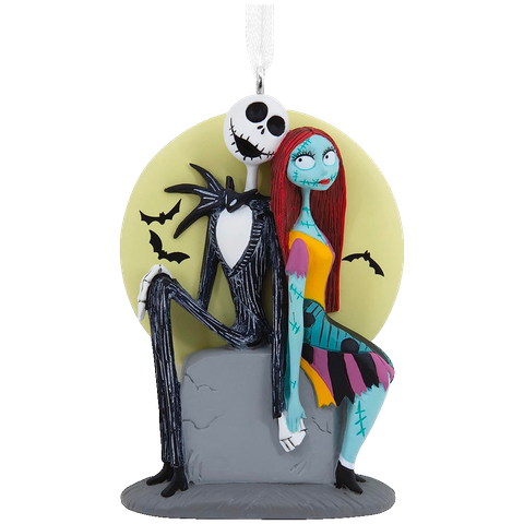 A Nightmare Before Christmas Gifts 2023 Jack and Sally Hallmark Christmas Ornament