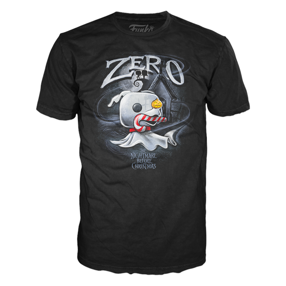 A Nightmare Before Christmas Zero Candy Cane Tee from Funko