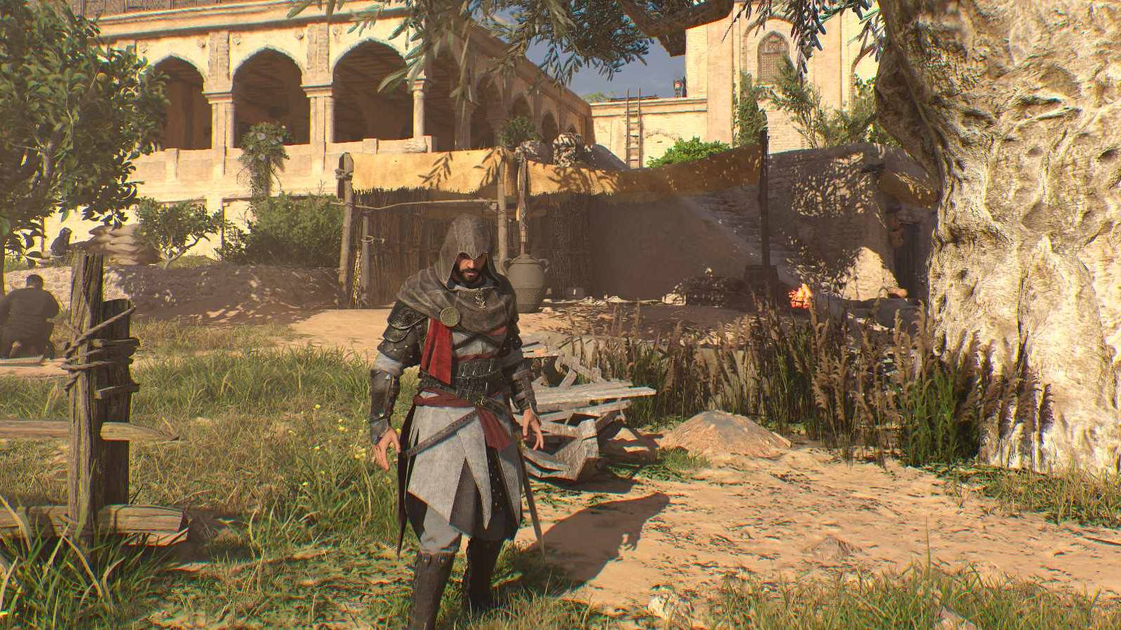 AC Mirage A Holy Hoard enigma near the monastary