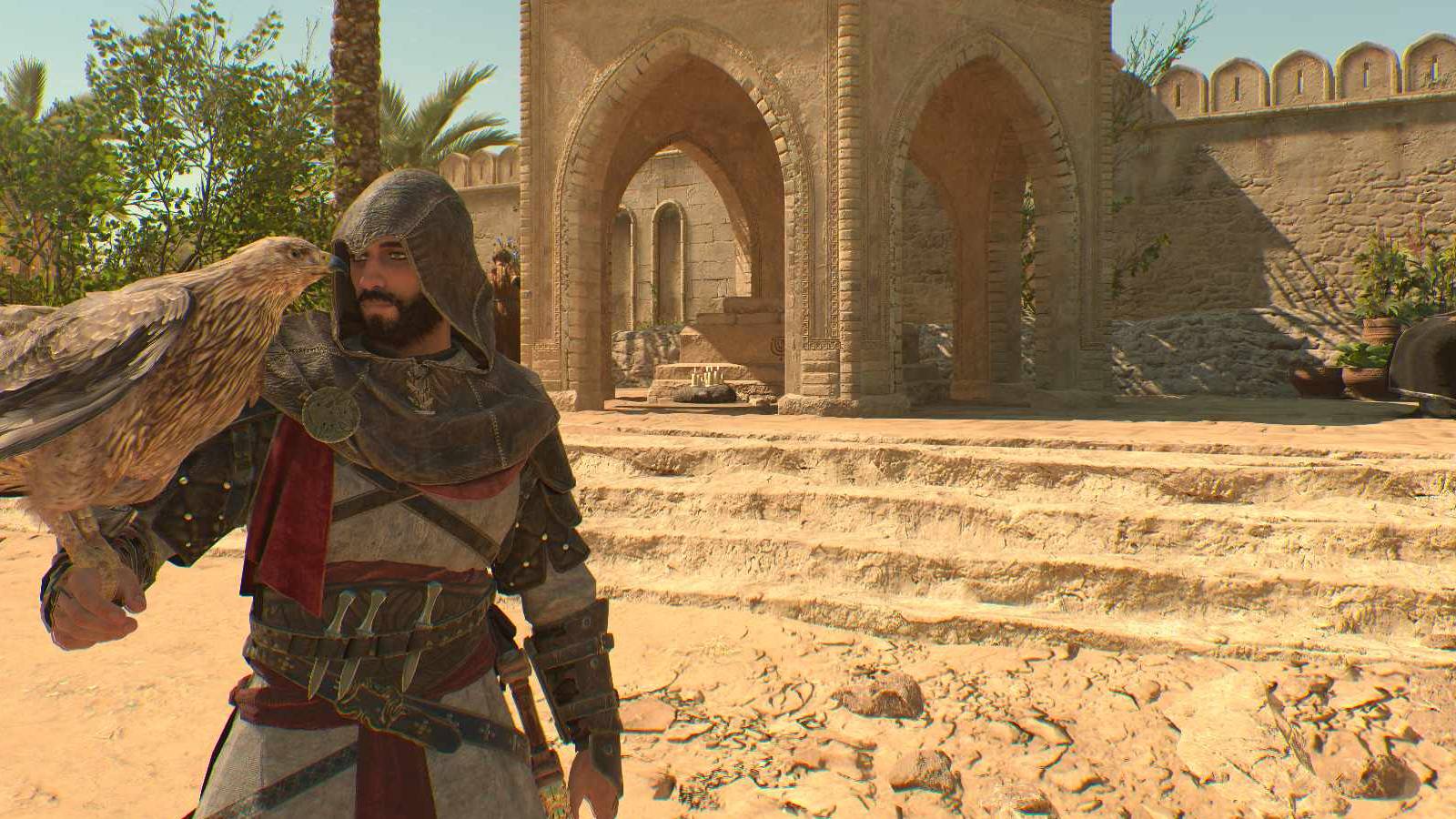 AC Mirage A Joy beneath the Weeping Palms Enigma scroll location