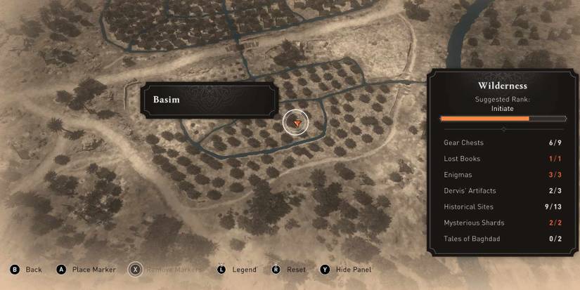 AC Mirage A Joy beneath the Weeping Palms Enigma solution