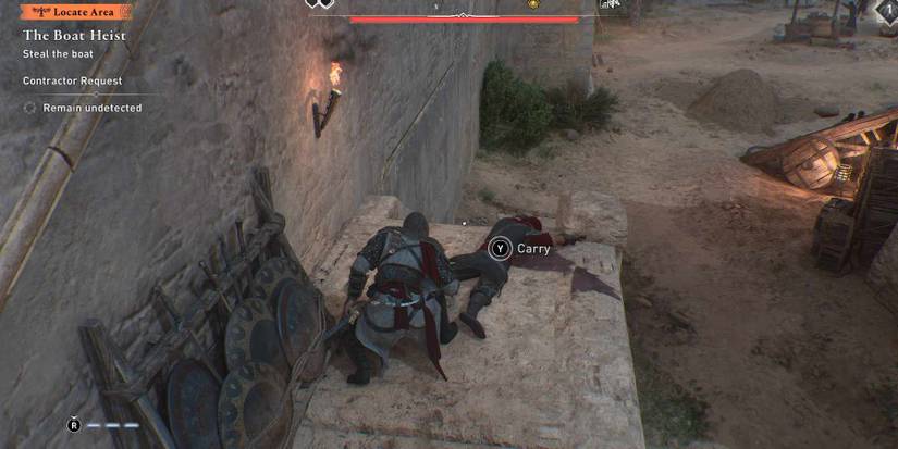 AC Mirage Boat Heist guard near the steps