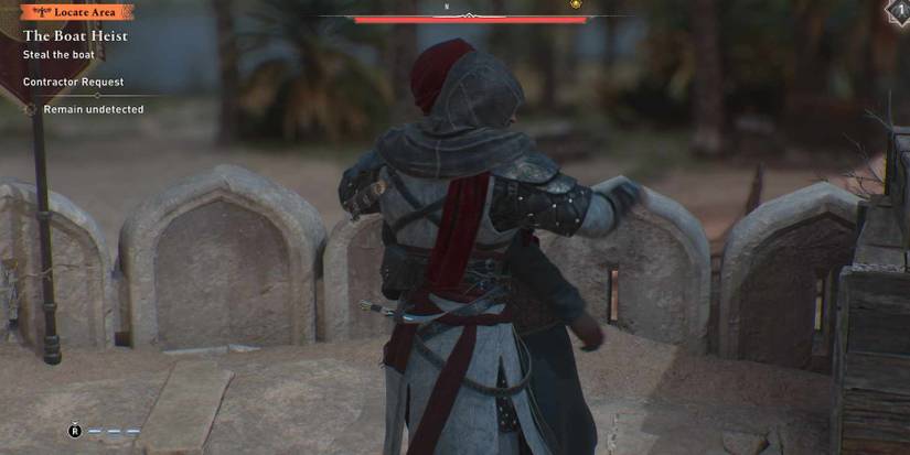 AC Mirage Boat Heist taking down the guard on the north exit