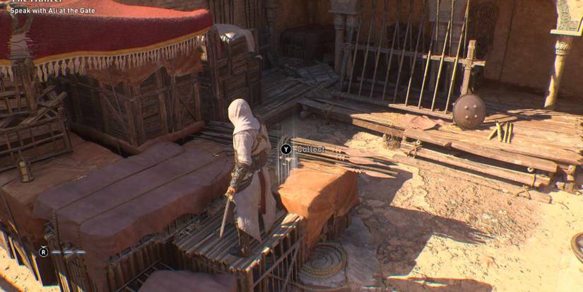 AC Mirage  collect the Just Rewards enigma prize in the Shurta Headquarters