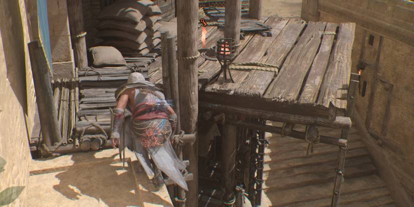 guarding holding a key eagle vision