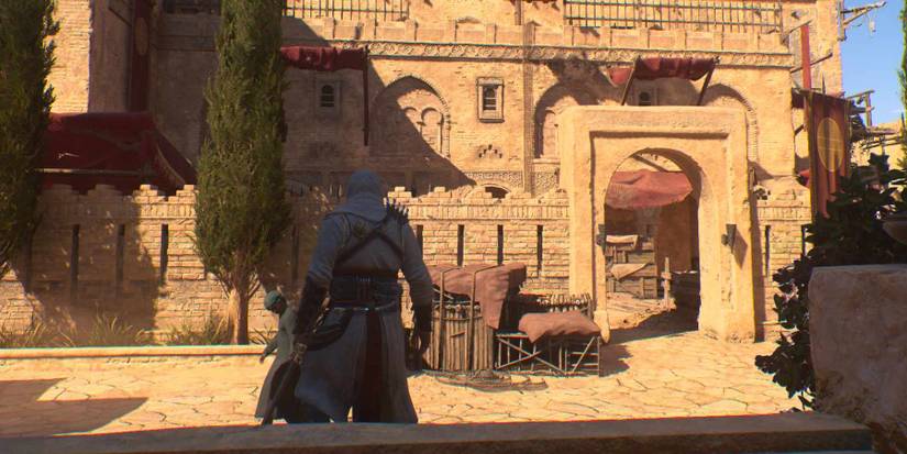 AC Mirage  outside the Shurta Headquarters