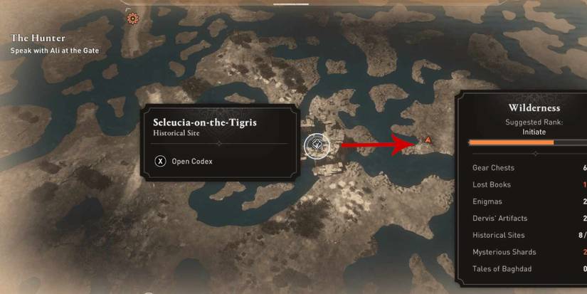 AC Mirage Reap the Ruins Talisman location on the map