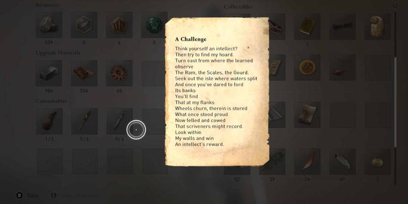 AC Mirage The Challenge Enigma riddle