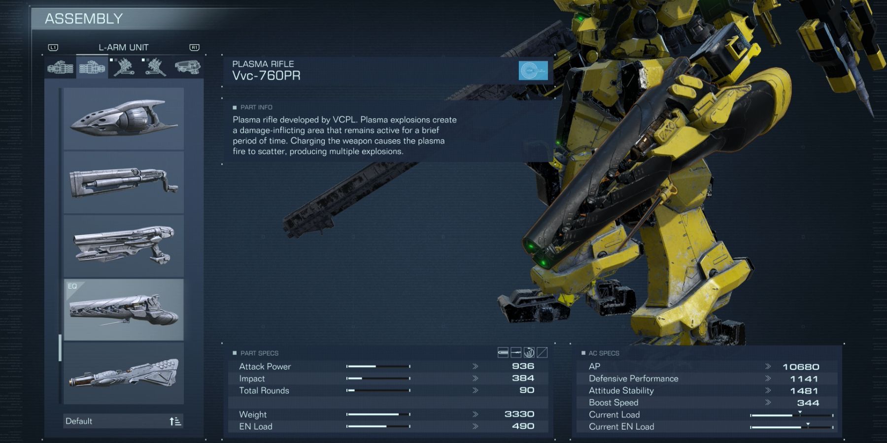 Vvc-760PR Plasma Rifle