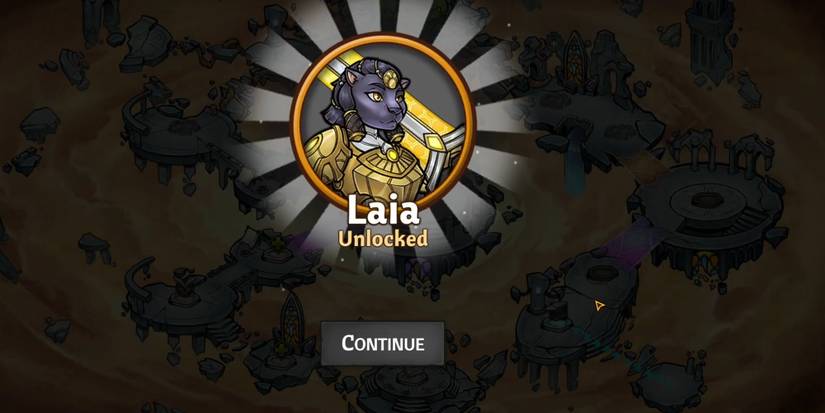 Across the Obelisk - Laia Unlock Popup