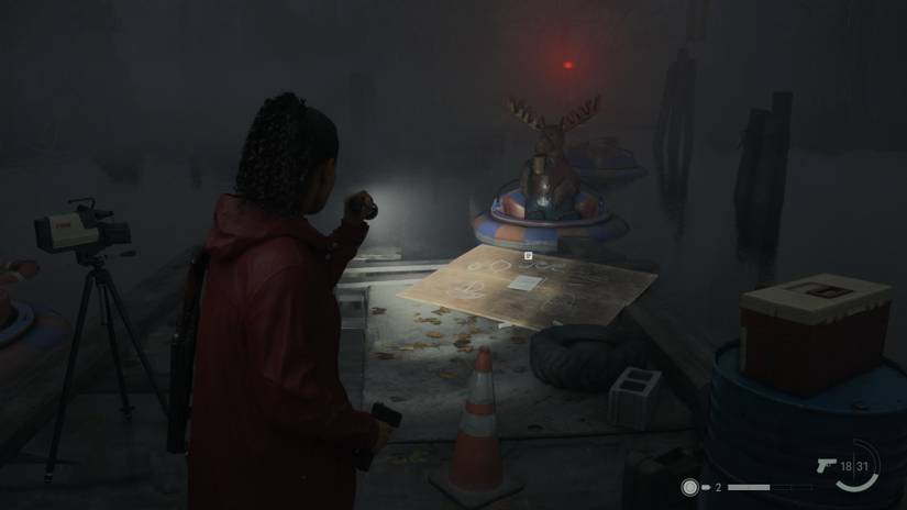 Alan Wake 2 Coffee World  Rhyme scene