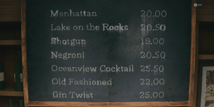 alan wake 2 - oceanview - menu