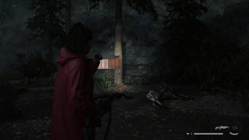 alan wake 2 watery radio tower dead deer charm