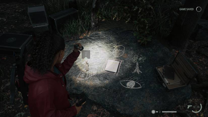 alan wake 2 watery radio tower rhyme deer doll spot