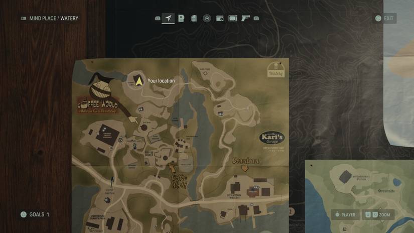 alan wake 2 watery ranger cabin map