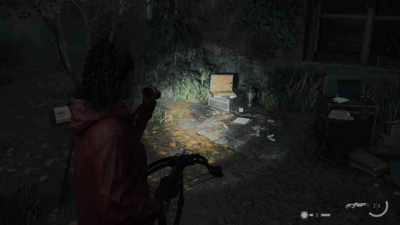 alan wake 2 watery ranger cabin rhyme scene