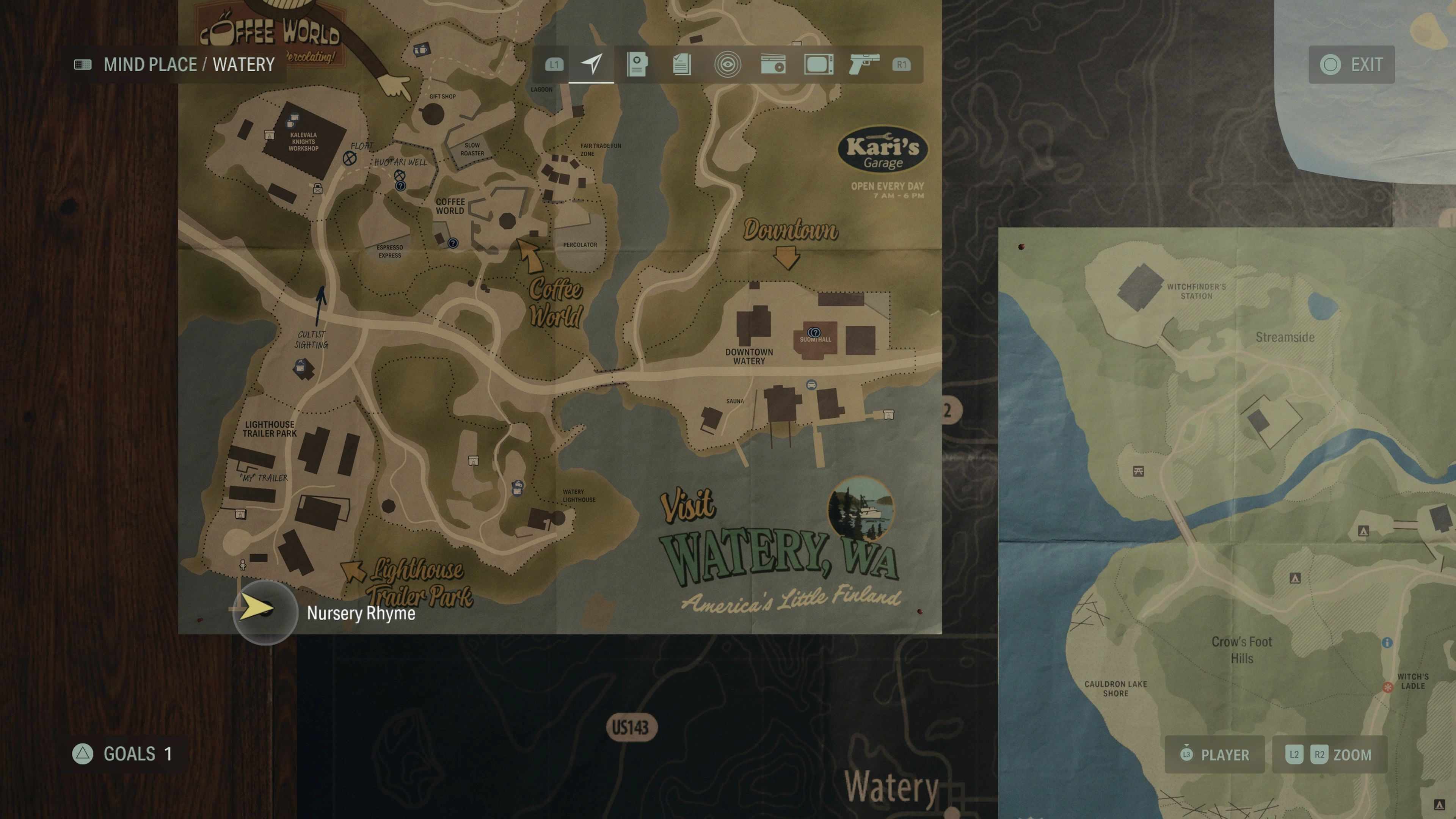 alan wake 2 watery trail park rhyme map