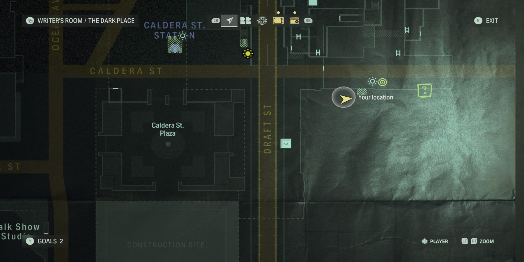 Alan Wake 2 - WoP - gun 1 map