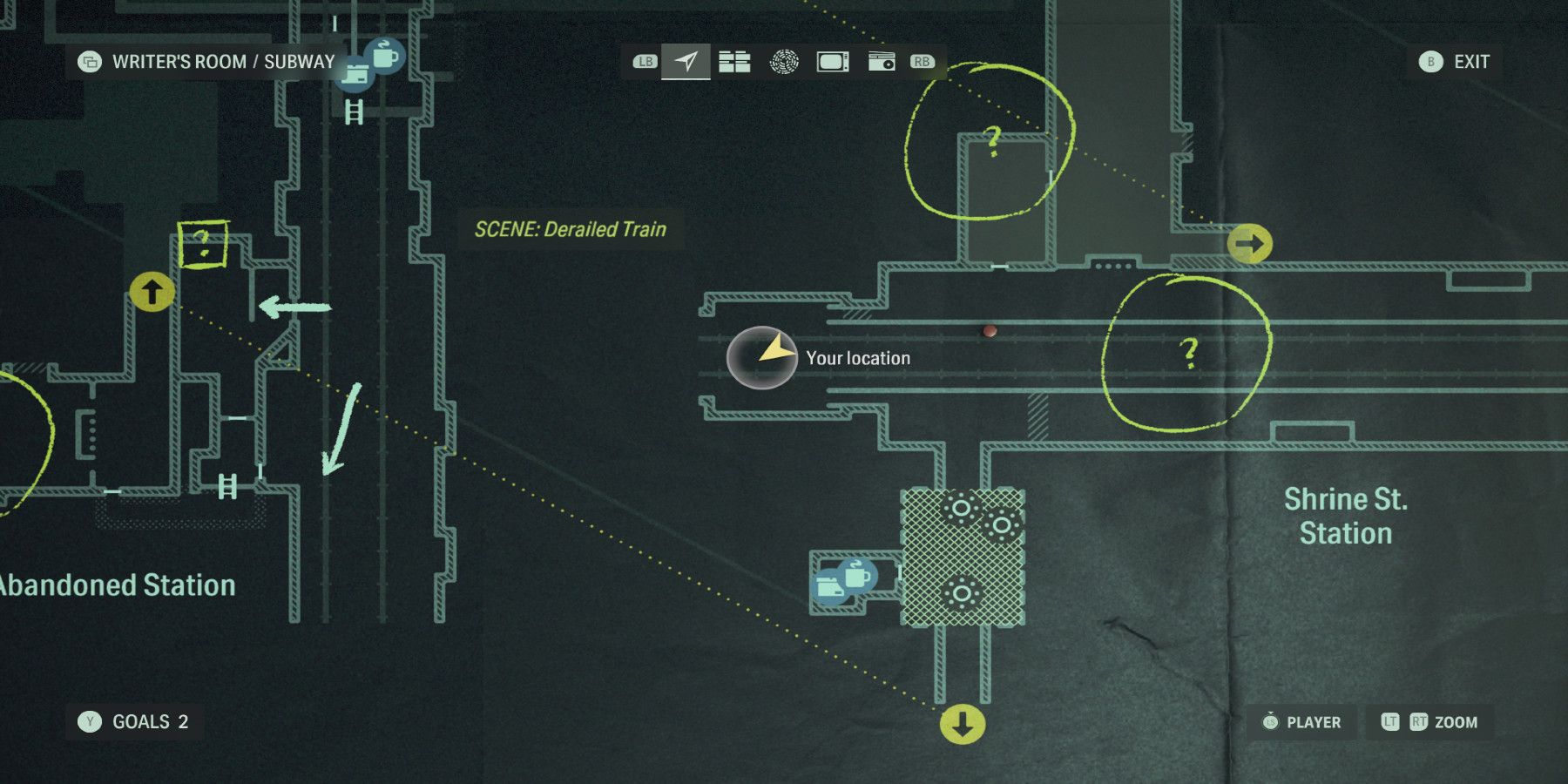 Alan Wake 2 - WoP - lamp 3 map