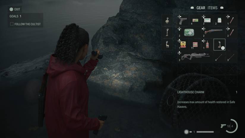 alan wake watery lighthouse charm desc