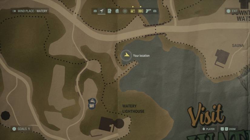 alan wake watery lighthouse charm map location