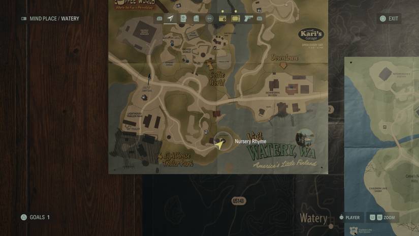 alan wake watery lighthouse rhyme map location