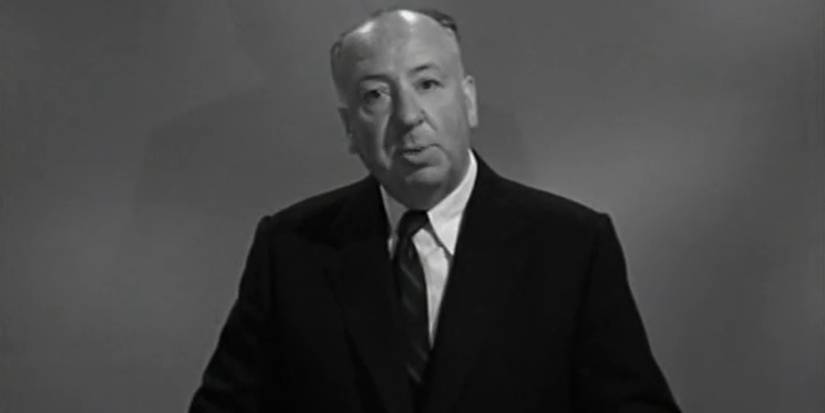 Alfred Hitchcock hosting an episode of Alfred Hitchcock Presents.
