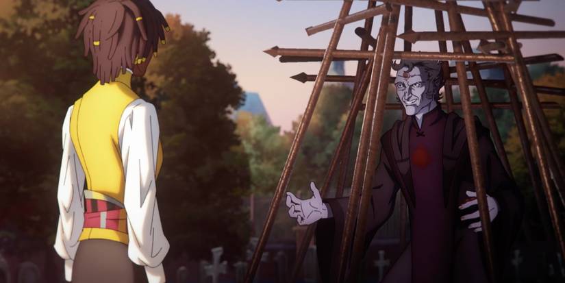 Annette talking to Vaublanc in Castlevania Nocturne