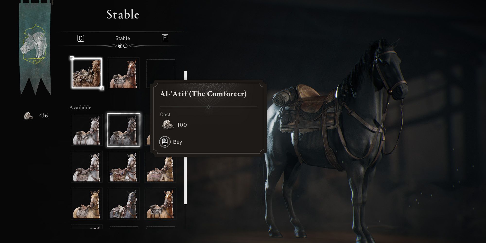 Assassin's Creed Mirage All Mounts Al Atif The Comforter