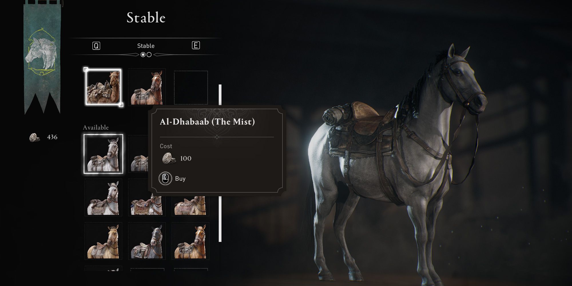 Assassin's Creed Mirage All Mounts Al Dhabaab The Mist