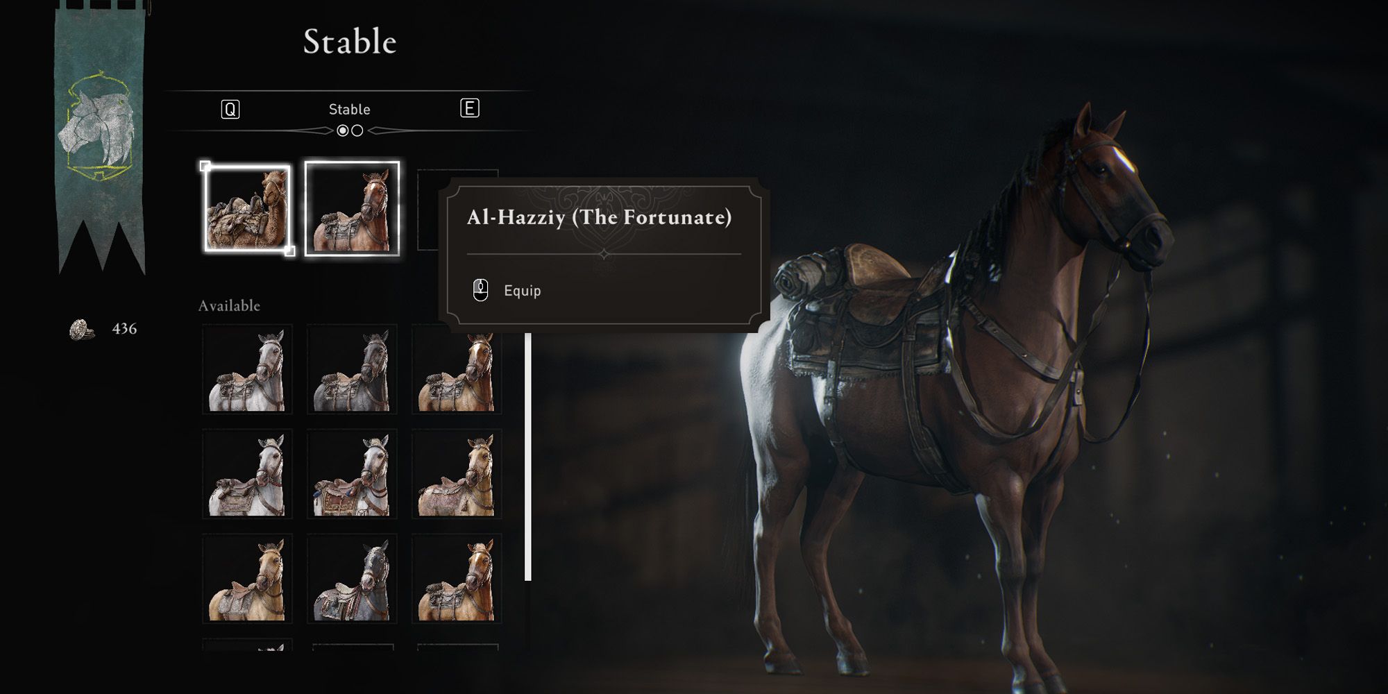Assassin's Creed Mirage All Mounts Al Haziy The Fortunate