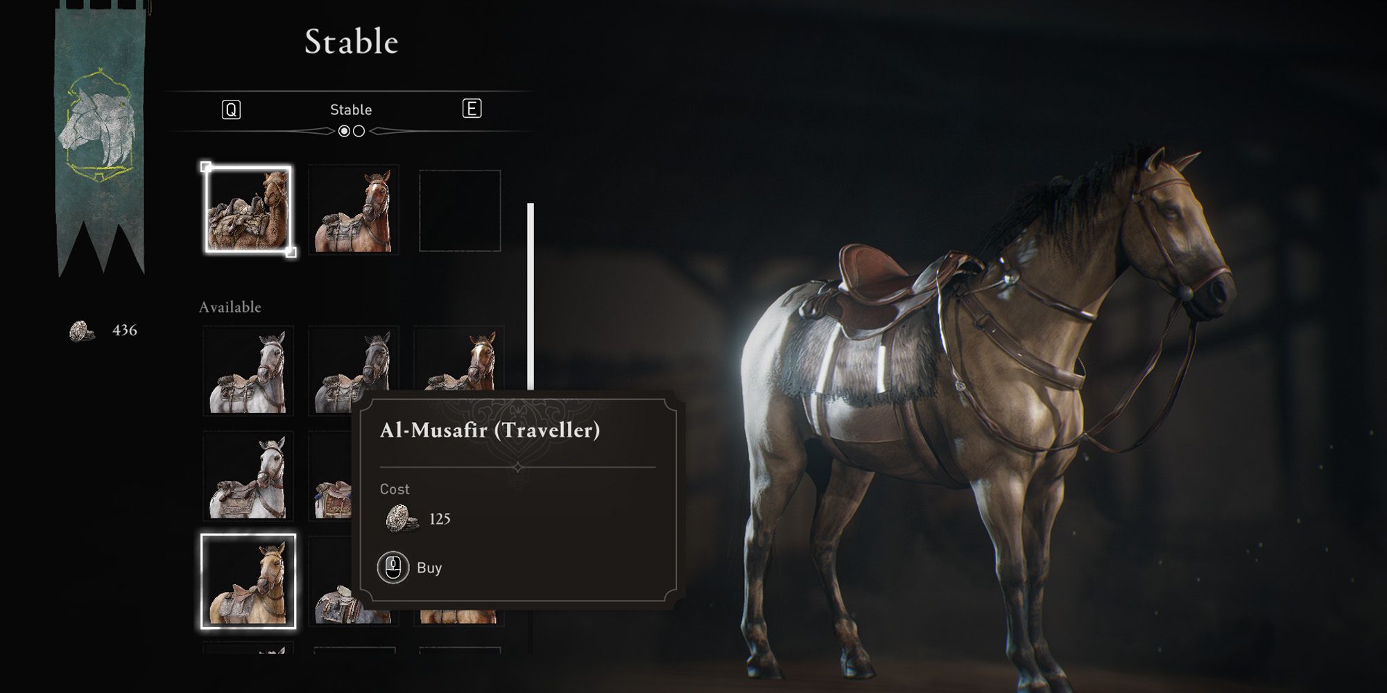 Assassin's Creed Mirage All Mounts Al Musafir Traveler