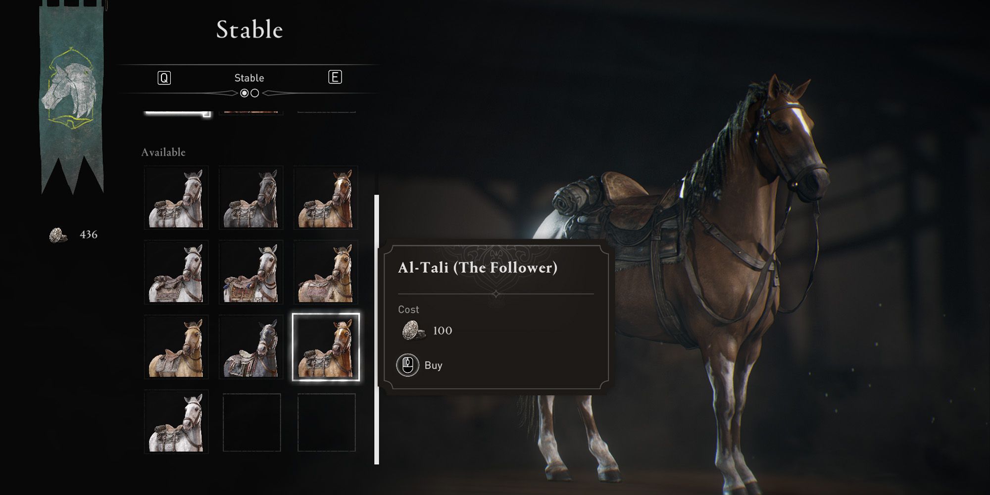 Assassin's Creed Mirage All Mounts Al Tali The Follower