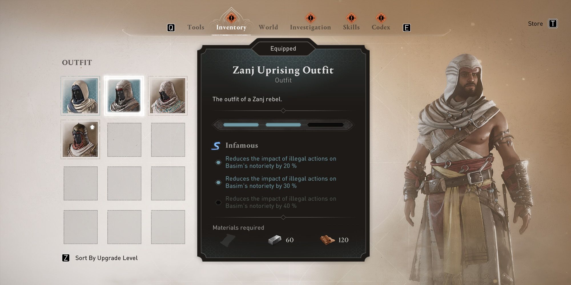 Assassin's Creed Mirage Best Outfits Zanj Uprising Outfit