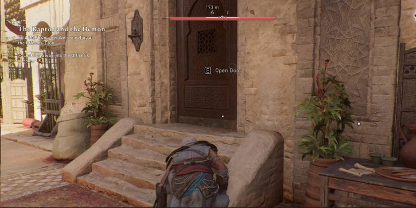 Assassin's Creed Mirage Raptor and the Demon Walkthrough Building Entrance