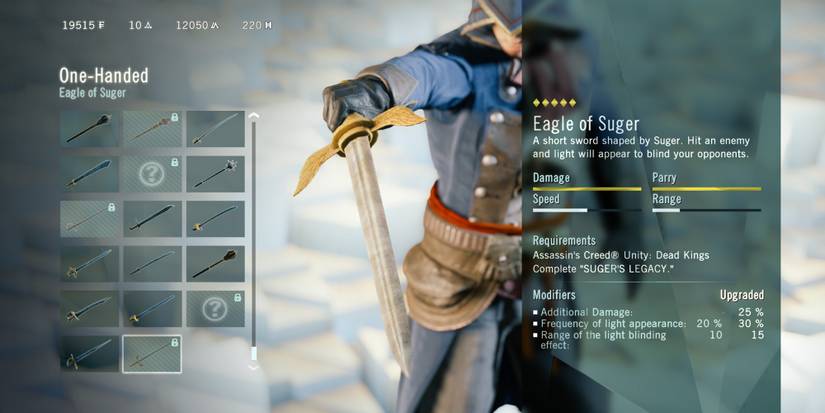 Assassin's Creed Unity Best Weapons Eagle of Suger