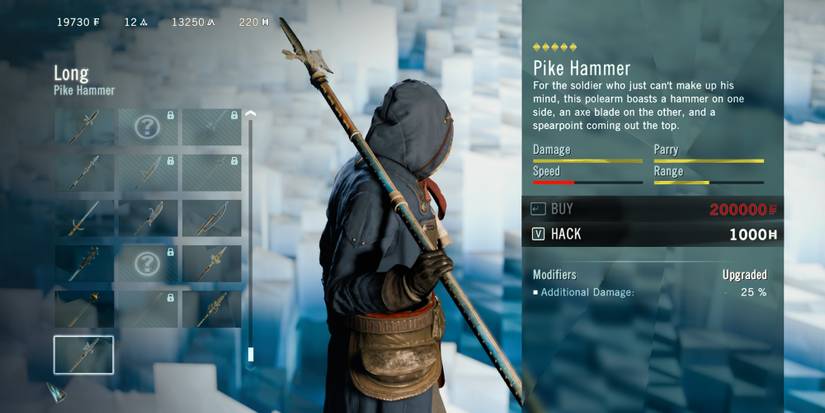 Assassin's Creed Unity Best Weapons Pike Hammer
